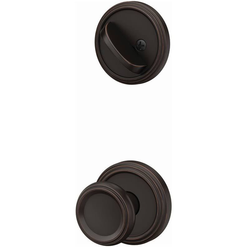 Satin Nickel Single Cylinder Keyed Entry Interior Only Z117