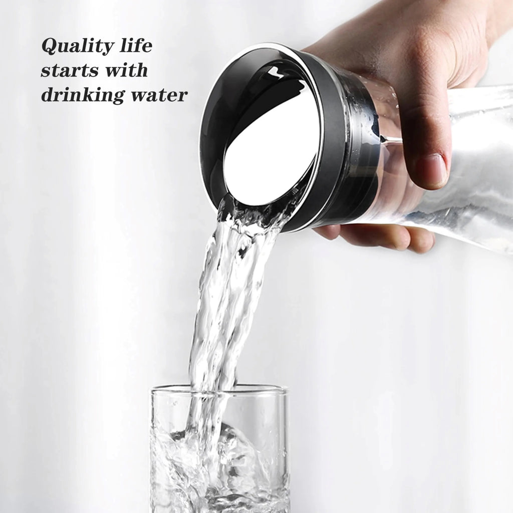50 oz Glass Pitcher with Stainless Steel Lid and Brush T137664