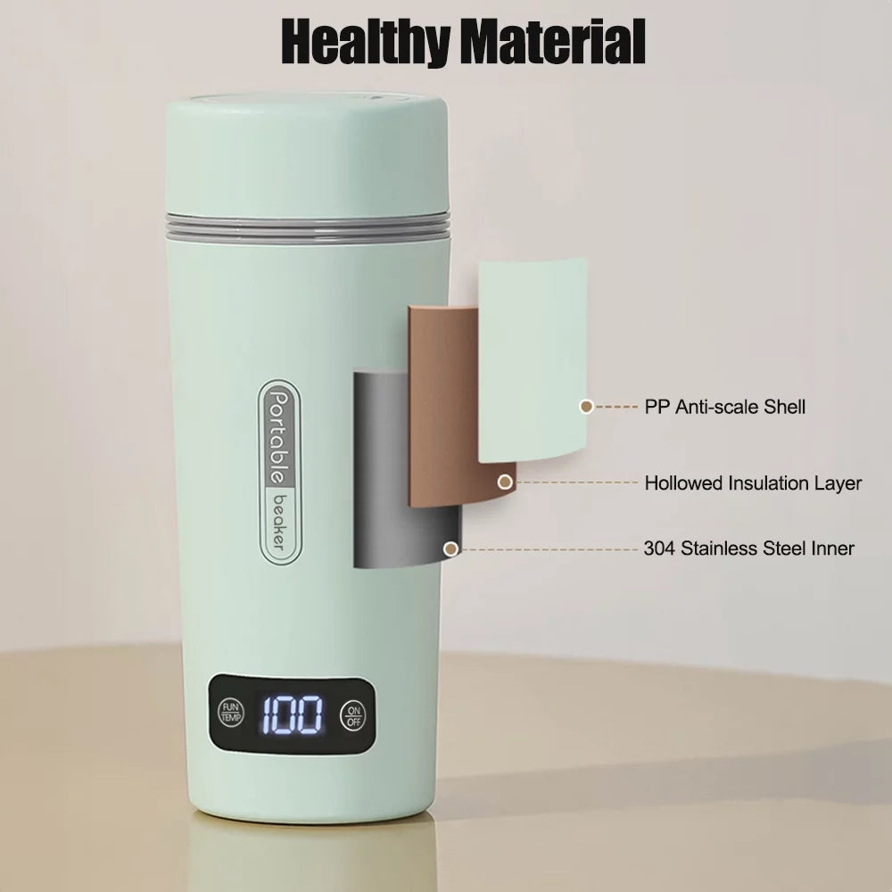 Portable 350ml Stainless Steel Electric Kettle W83518