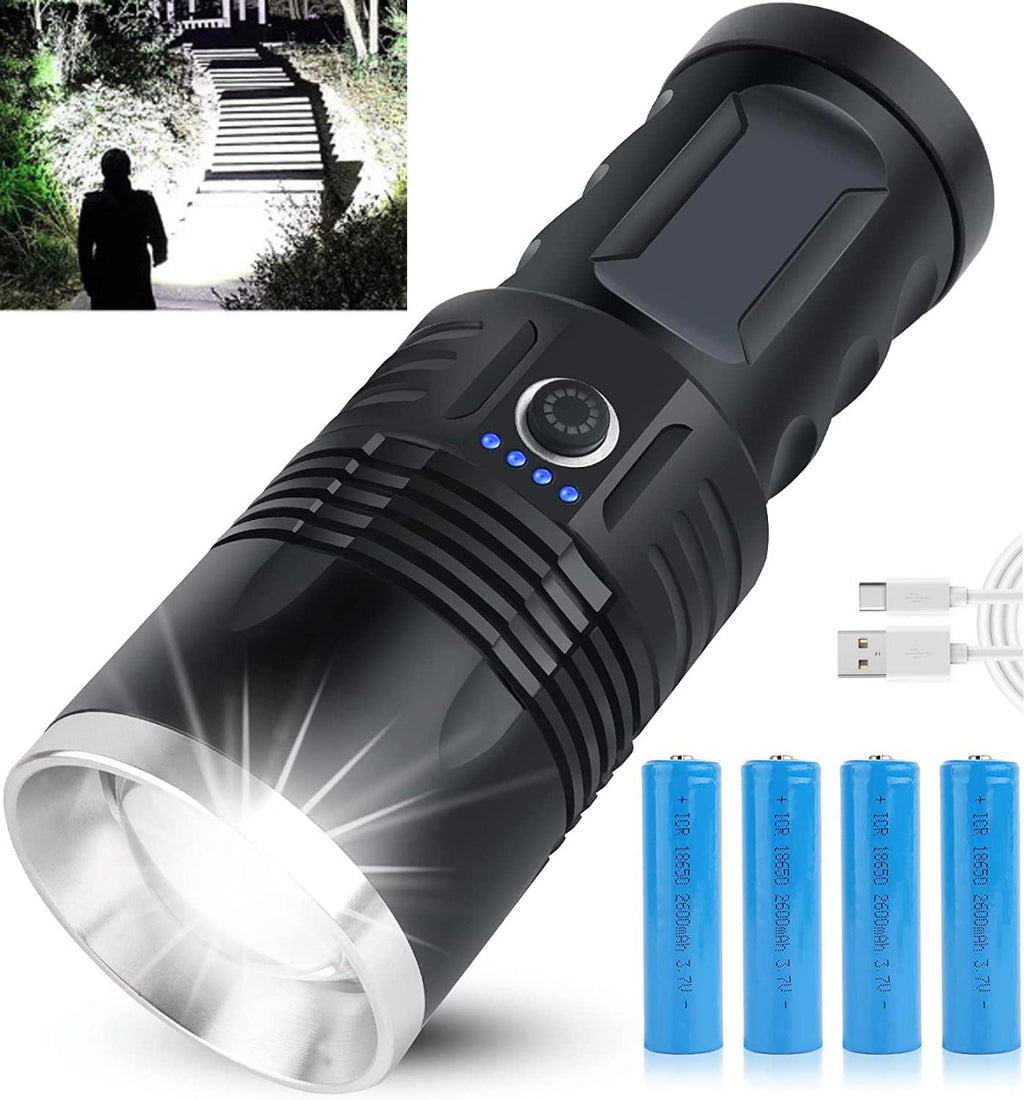 90000 Lumen Waterproof LED Rechargeable Flashlight X17611