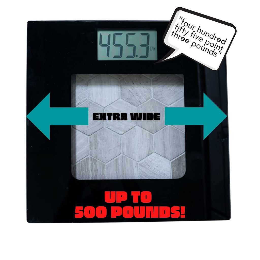 Pack of 2 Glass Digital Bathroom Scale P35630