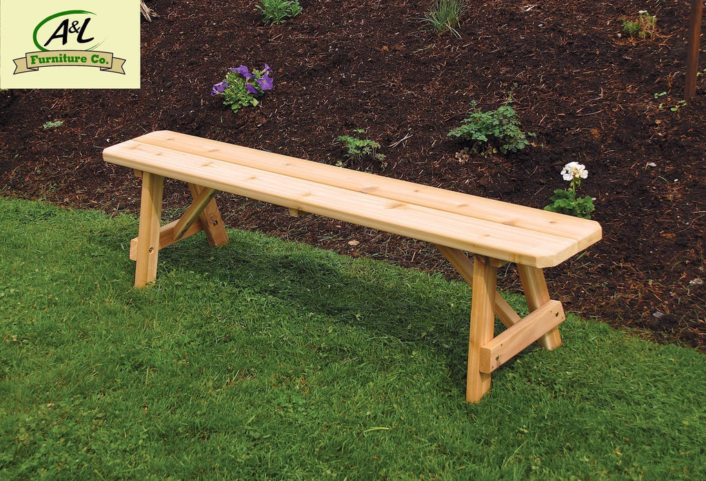 Red Cedar Backless Bench T115