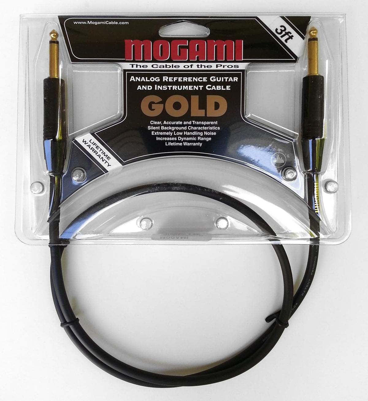 10 Foot Pack of 2 Guitar Instrument Cable V80165