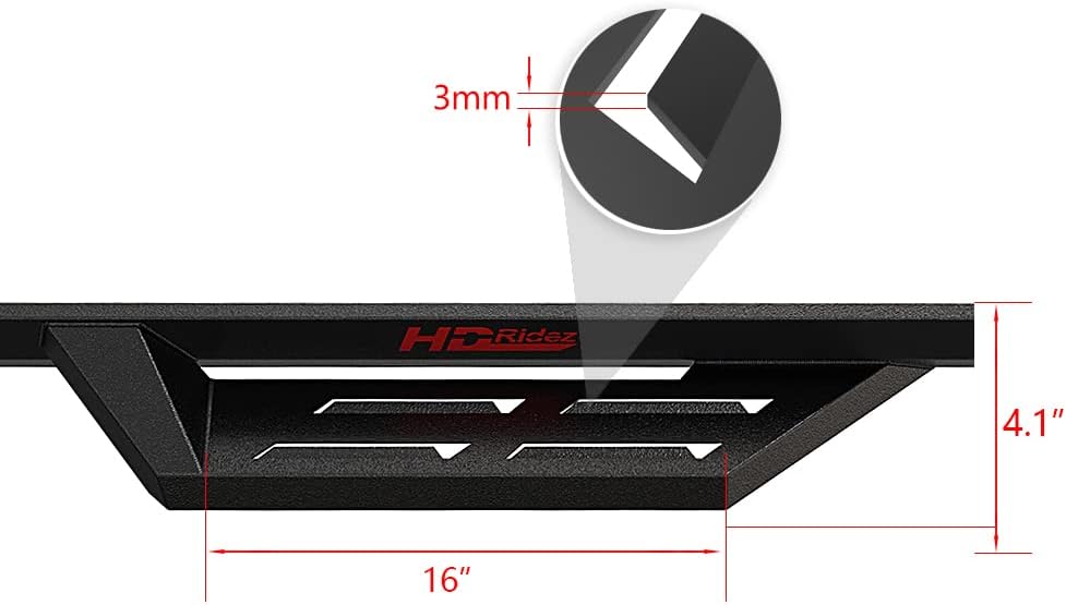 Steel Drop Down Style Running Boards D902