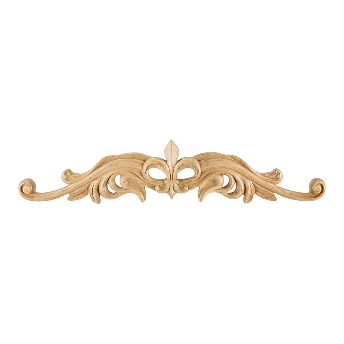 Hand Carved Fleur De Lis Onlay P290299