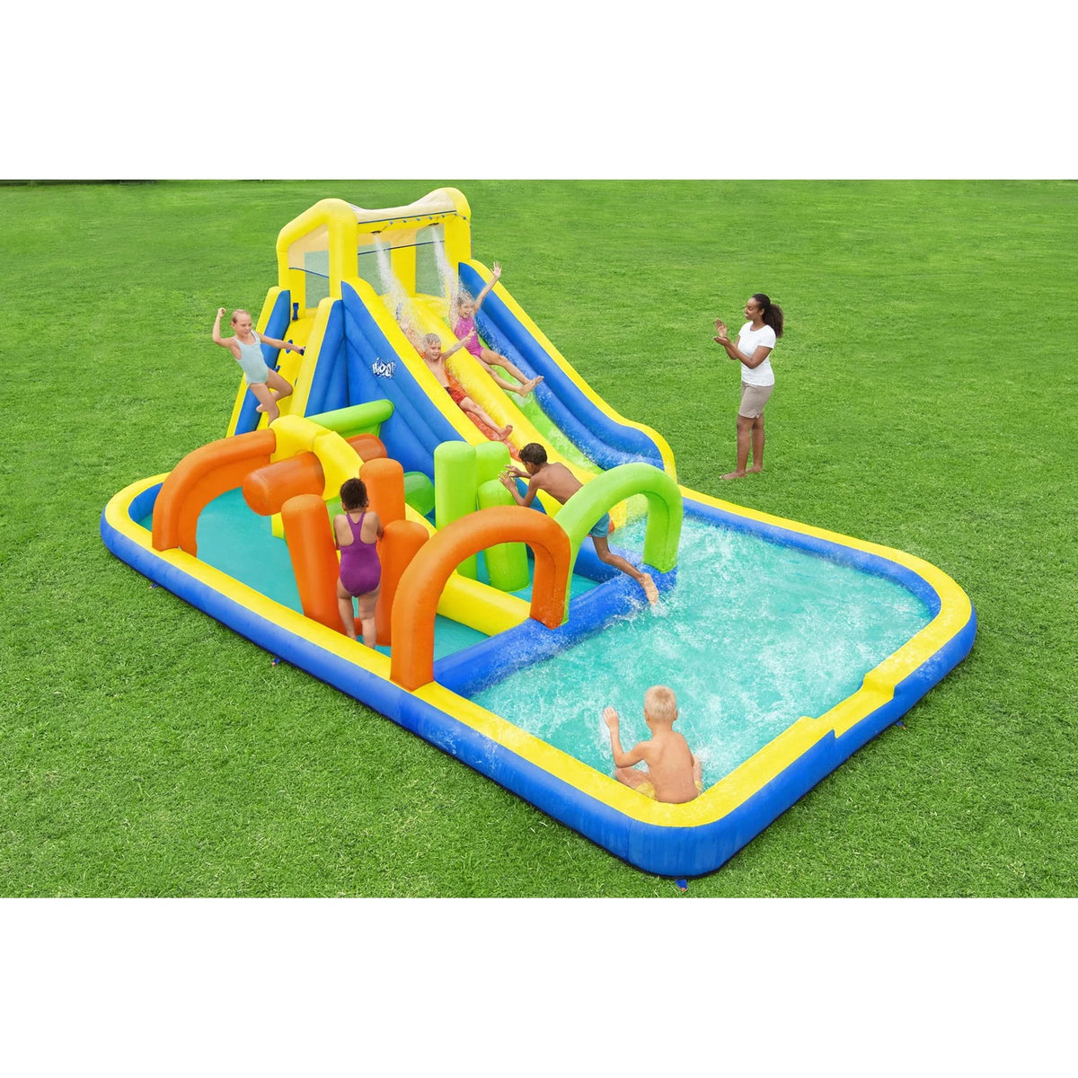 Inflatable Water Park with Air Blower Y92155