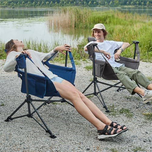Oversized Padded Hammock Camping Chair with Cup Holder C844233
