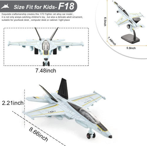 2 Pack Diecast Airplane Toy with Light & Sound X83526