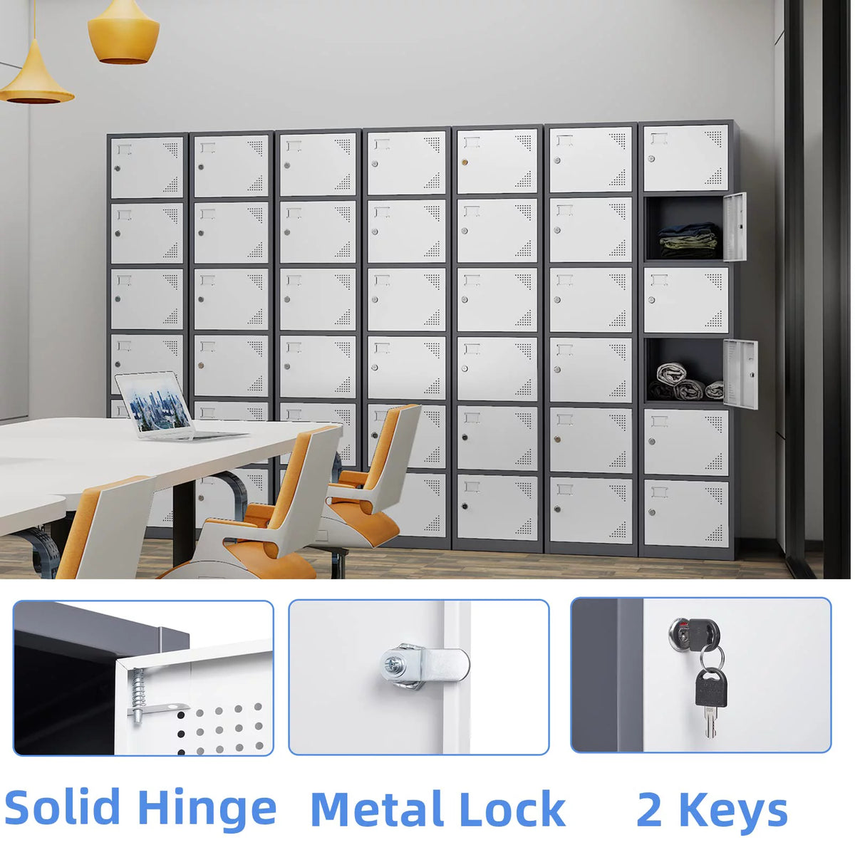 Metal Locker with 6 Doors D2910