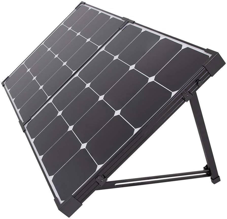 200 Watt Portable Foldable Solar Panel Suitcase with Waterproof 20A Charger Controller J8801