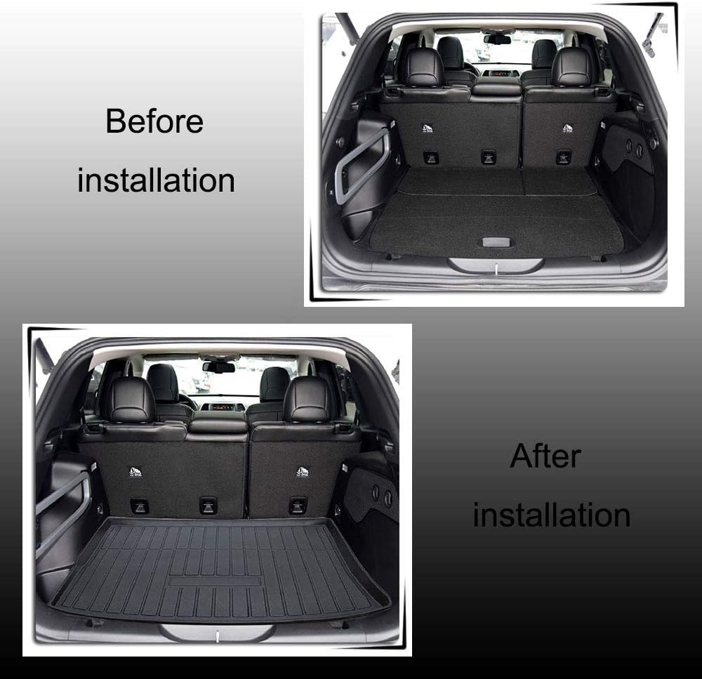Black Cargo Liner Trunk Mat Floor Mat Tray P161125