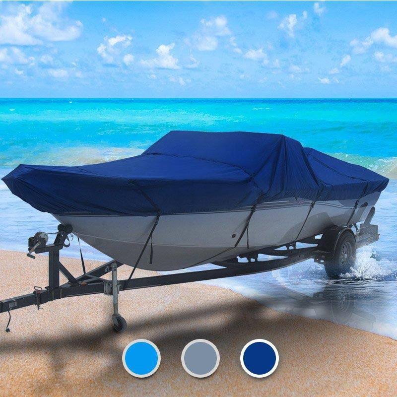 Navy Outdoor Trailerable Custom Fit Boat Cover Z232