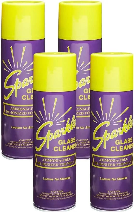Ammonia-Free Glass Cleaner Spray Bottle Pack of 3 T282