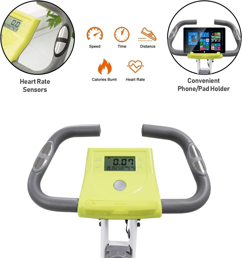 Folding Exercise Bike with LCD Monitor B275