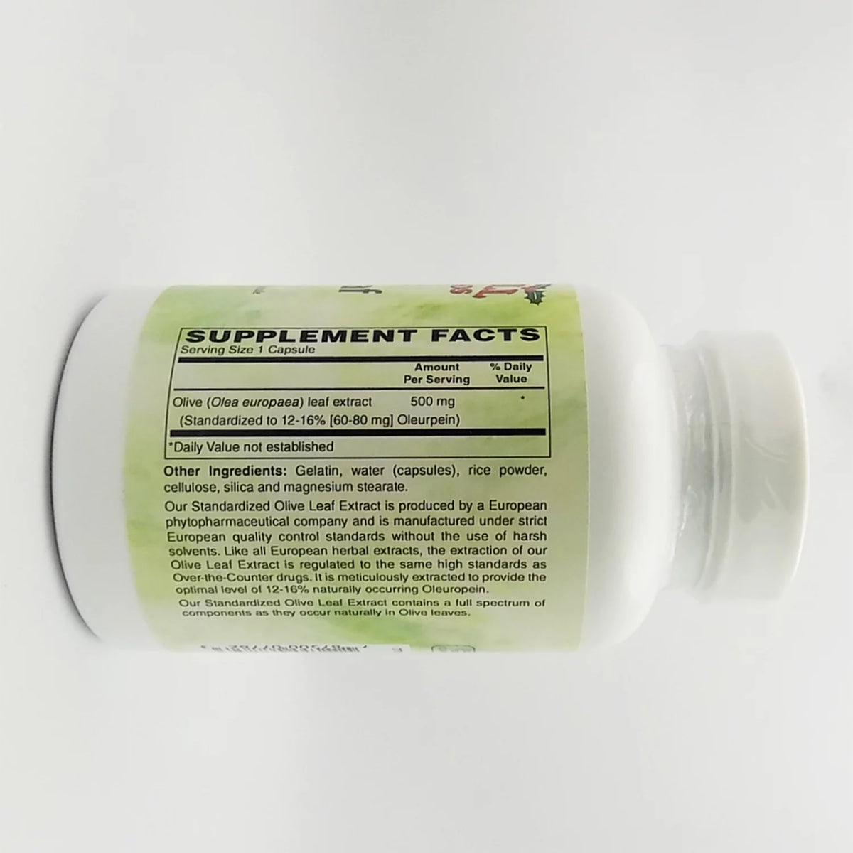 Olive Leaf 500 MG 120 Capsules J10208