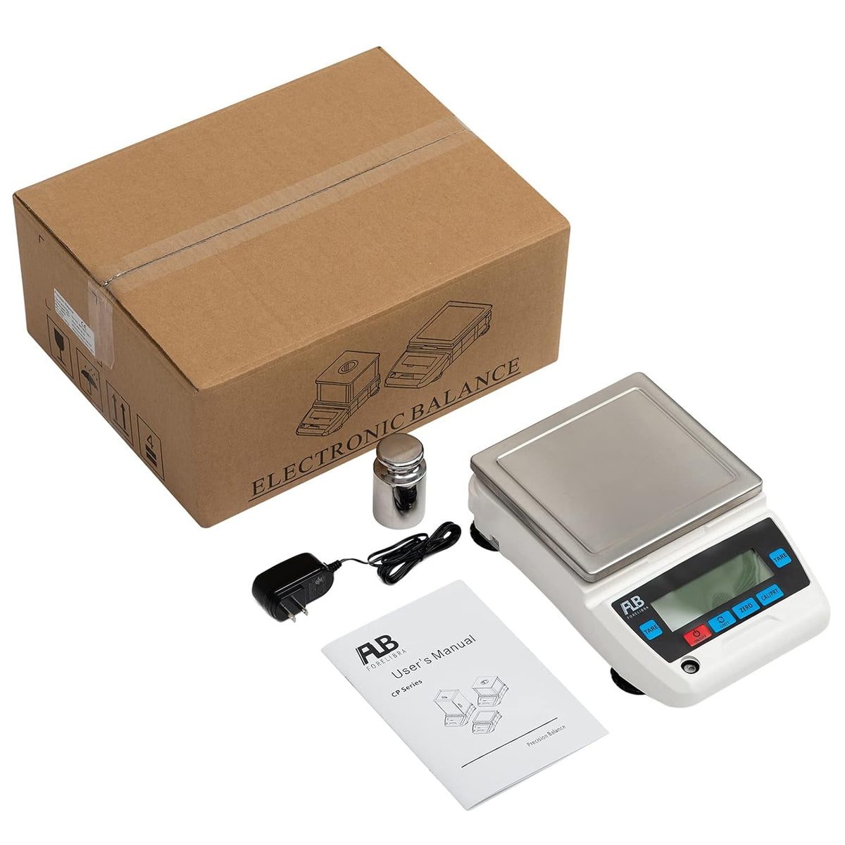 Lab Scale 5kg Precision Electronic Balance, 0.1g Readability N6118