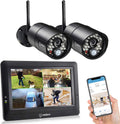 Wireless Surveillance Security Camera System 2-cam Kit D2432