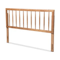 Ash Walnut Finished Wood King Size Headboard Q892295