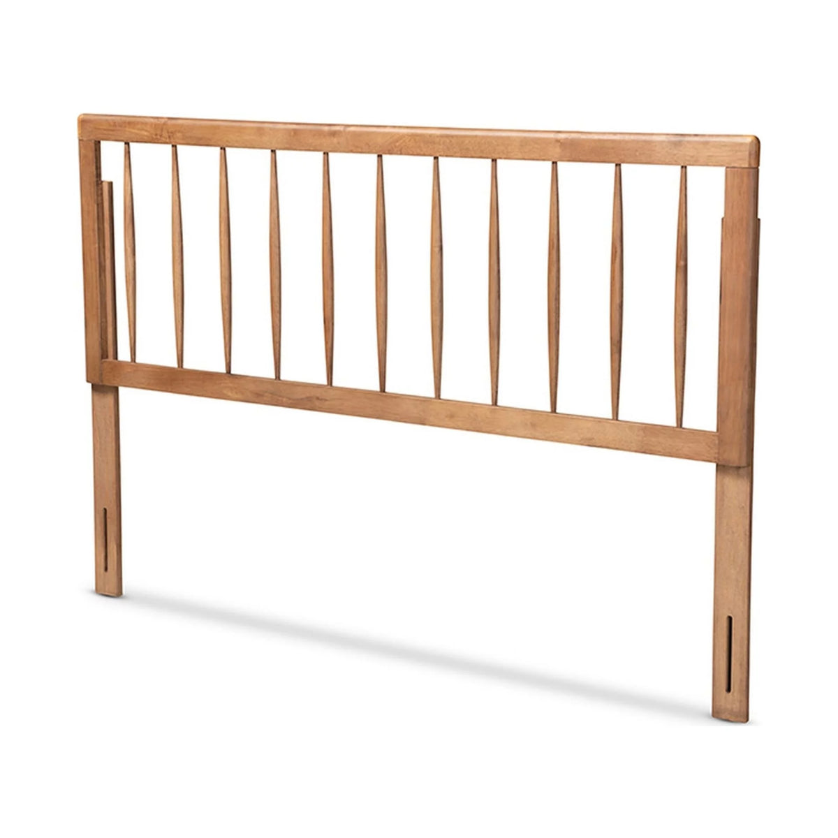 Ash Walnut Finished Wood King Size Headboard Q892295