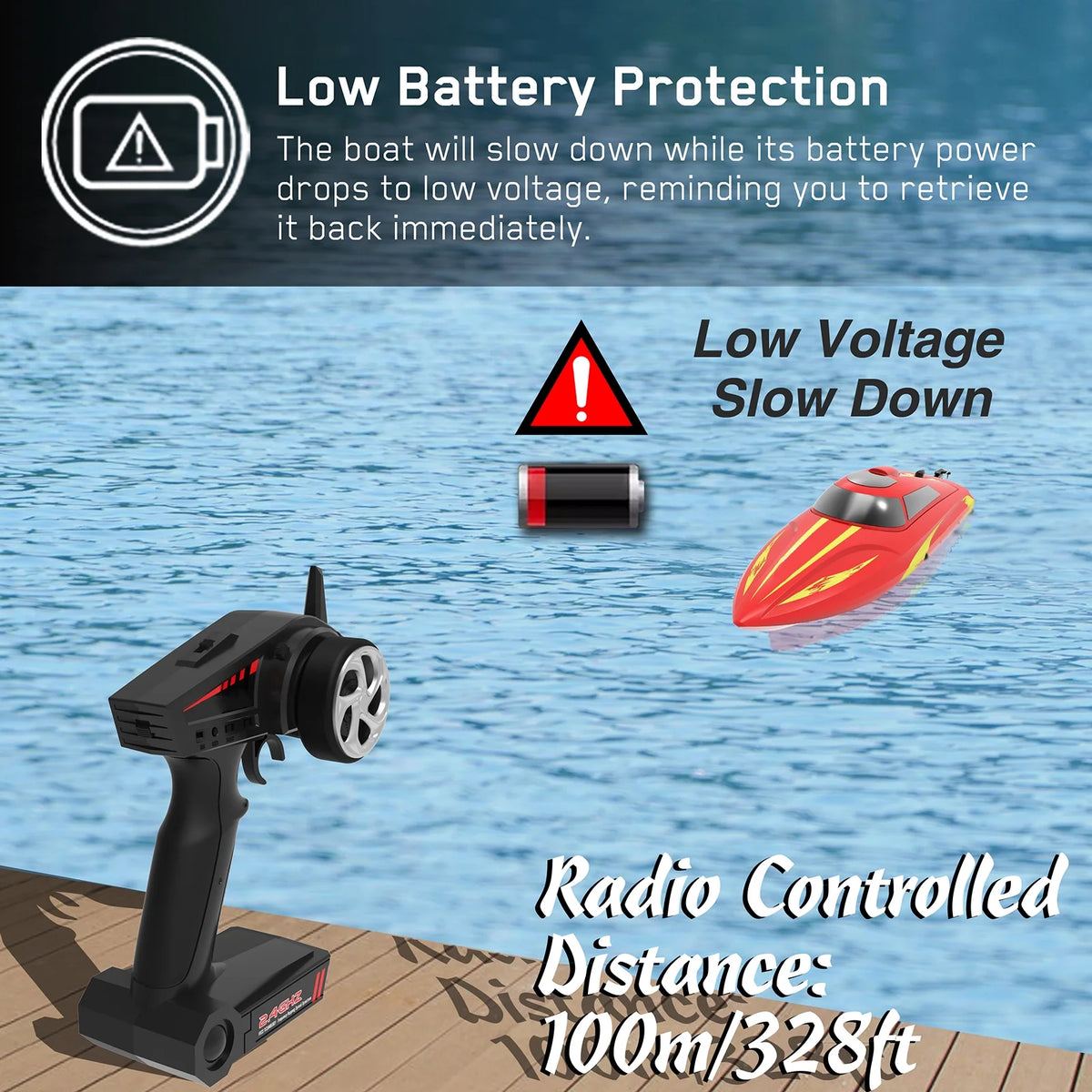 Remote Control Boat 2.4GHz High Speed G2972