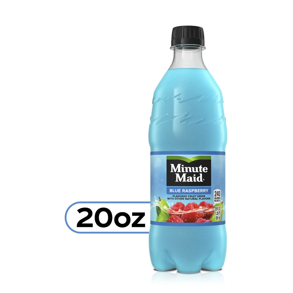 Blue Raspberry Juice Drink 20oz Bottles (Pack of 10) W26247