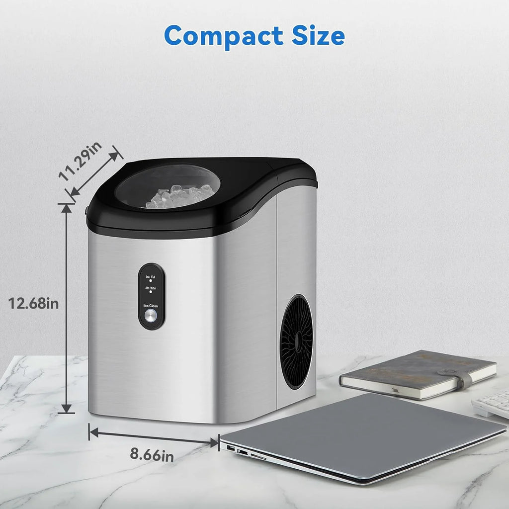 Countertop Ice Maker 26LBs/24H with 2 Size Bullet Ice P443709