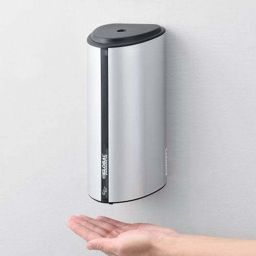 Silver Automatic Liquid Soap Dispenser, 850ml I767820