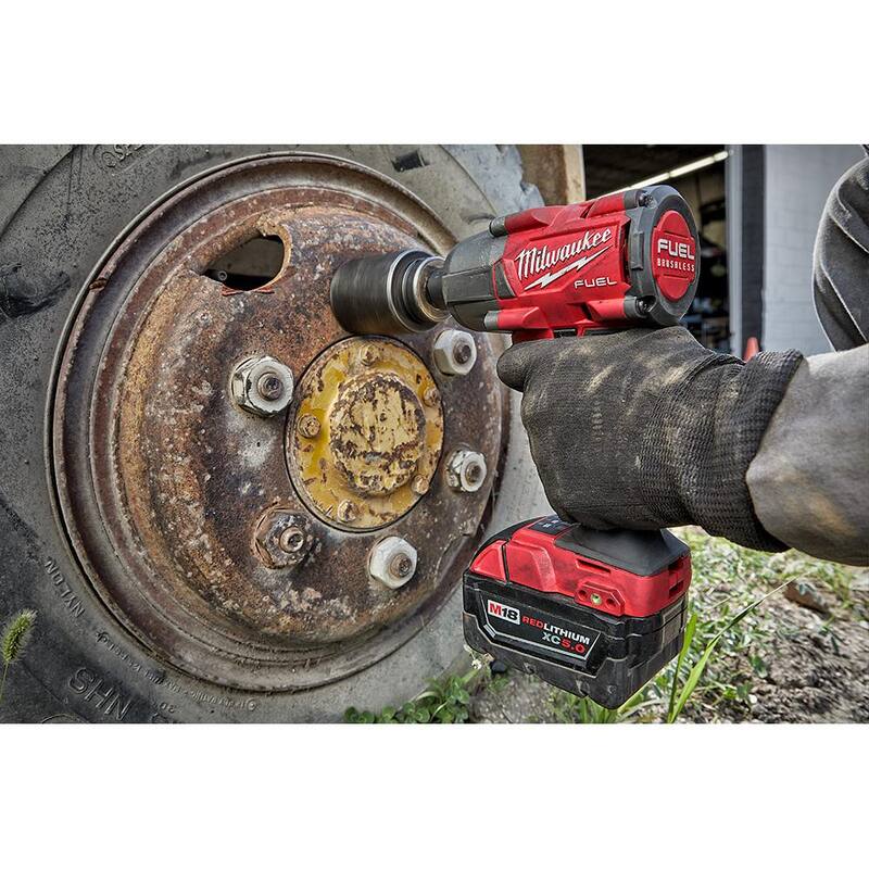18V Brushless Cordless 1/2 in. Impact Wrench with Socket Set A95272