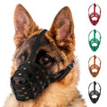 Leather Dog Muzzle Adjustable Breathable Medium Large Breeds L6038