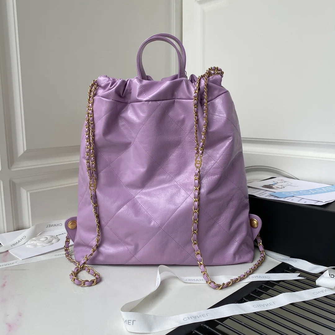 Purple Large Backpack X6302