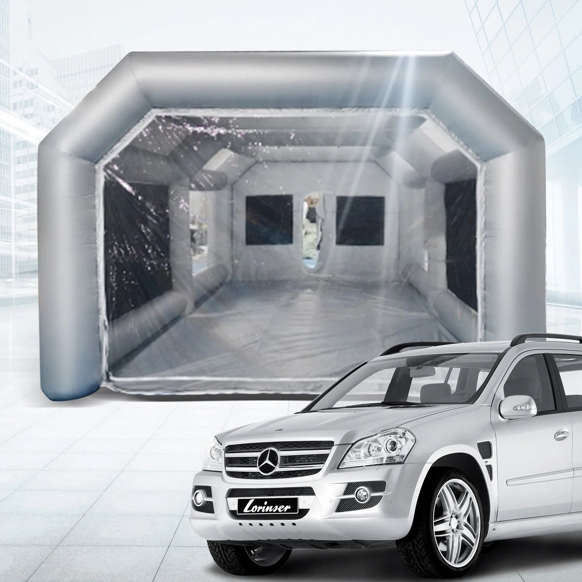 Inflatable Spray Booth Portable Paint Tent B725652