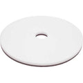 White 20 in. Melamine Floor Pad, 5 per Case C9815