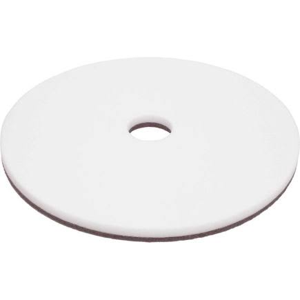White 20 in. Melamine Floor Pad, 5 per Case C9815