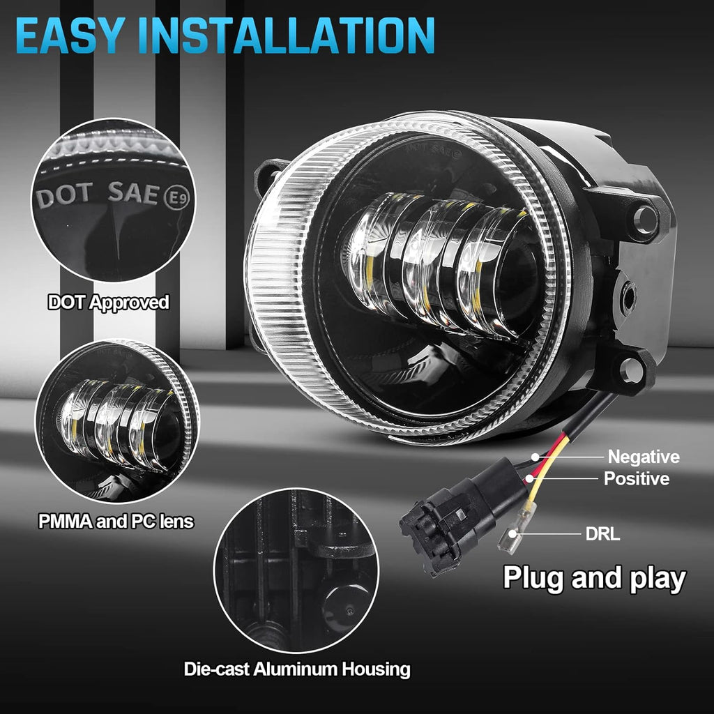LED Fog Light, 1 Pair Z2327