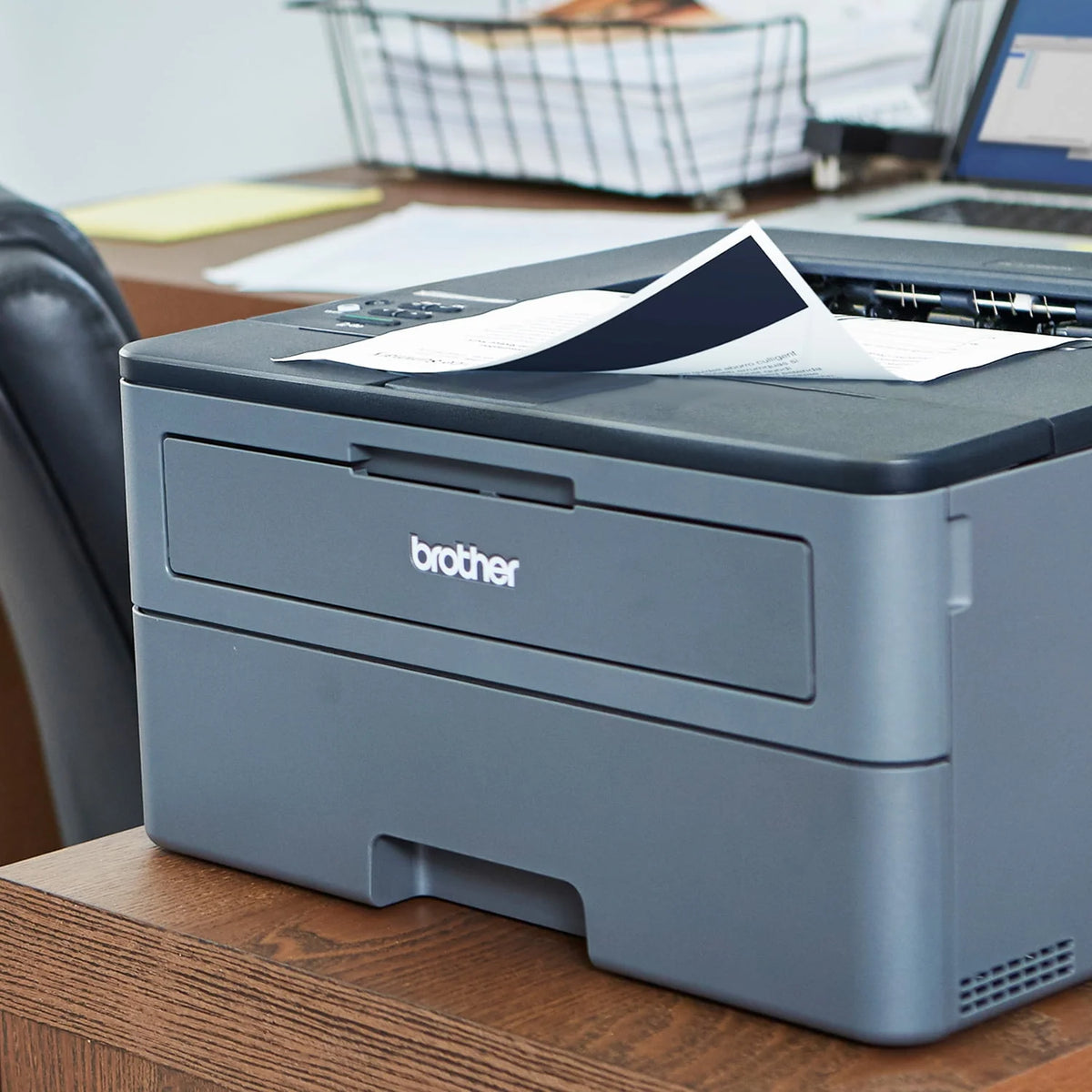 Monochrome Laser Printer with Wireless Networking and Duplex Printing V80502