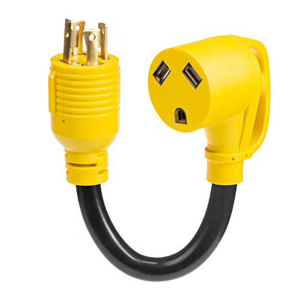 30 Amp RV Electrical Adapter Cord 12 inch E469