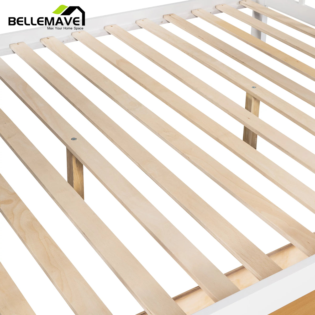 L-Shaped Twin over Full Size Bunk Beds with Storage Stairs and Drawers C862450