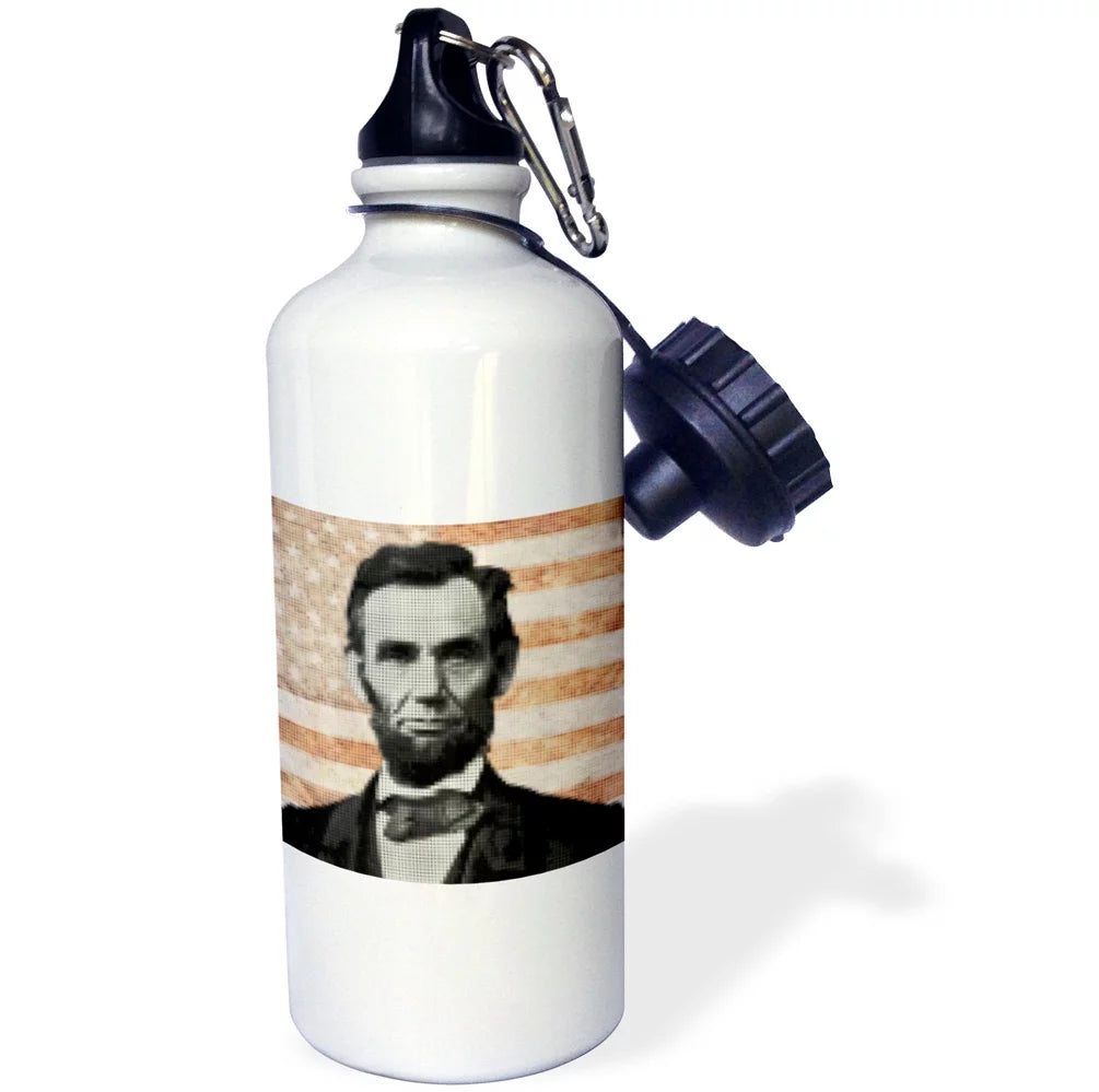 Abraham Lincoln 21oz Sports Water Bottle E58614