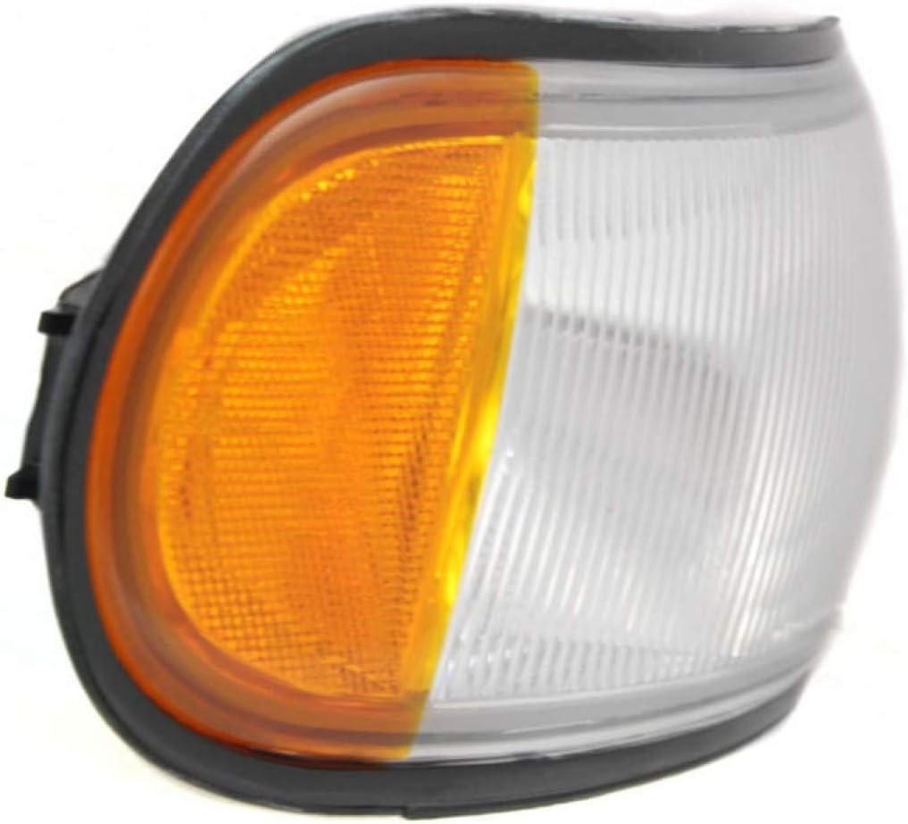 Passenger Side Corner Light for Nissan Quest 1993 1994 1995, Clear and Amber Lens, Pack of 2 I60195