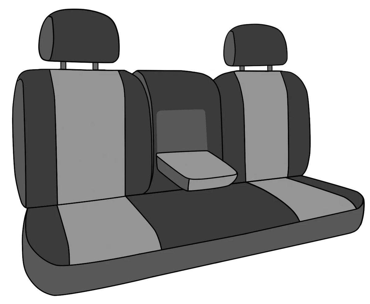 Black Insert NeoPrene Seat Covers E7279