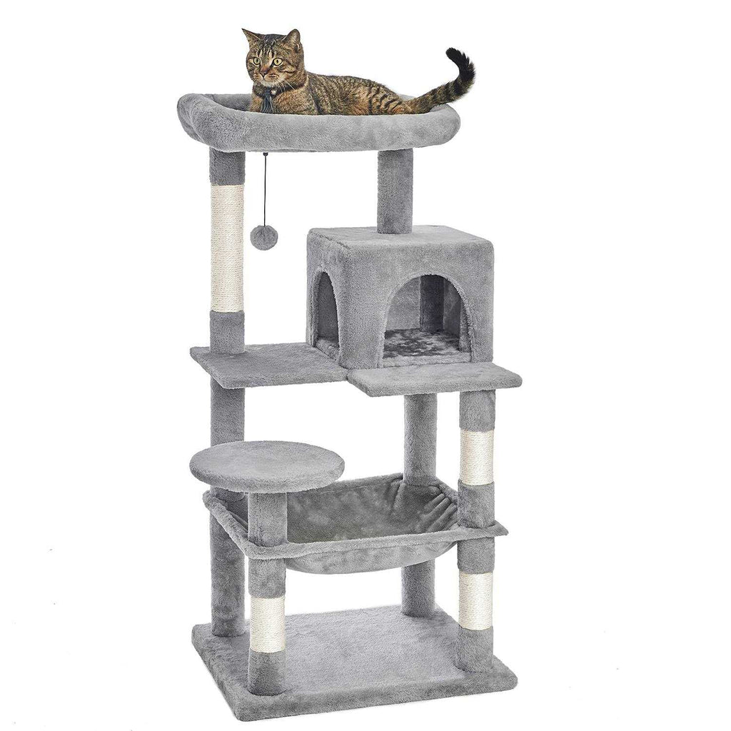 46.5 inches Multi-Level Cat Tree with Scratching Posts R137