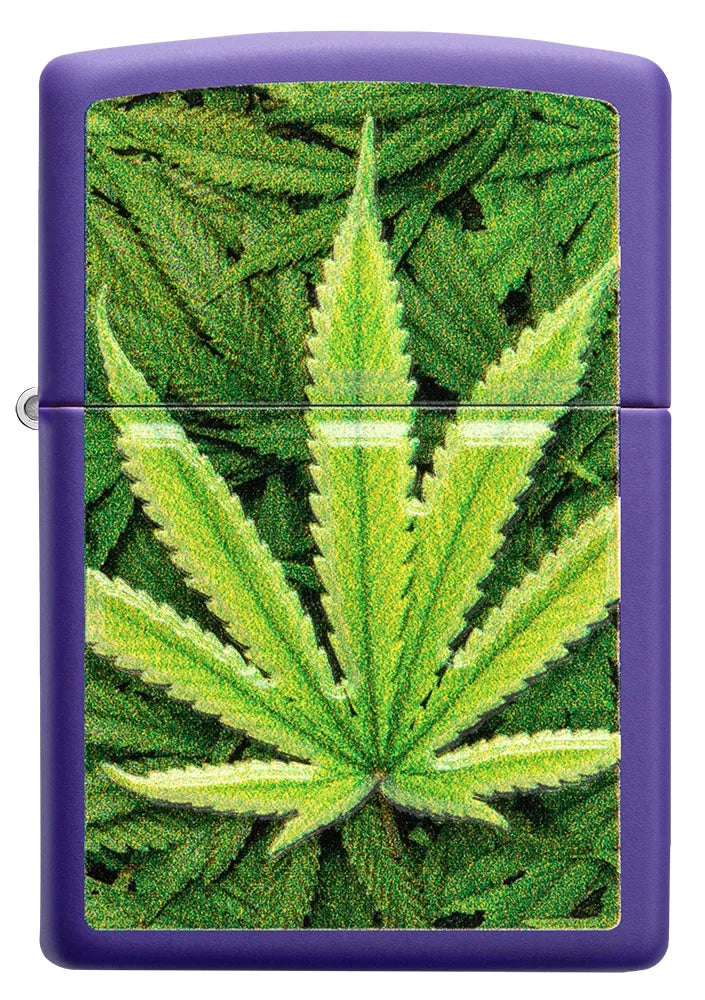 Purple Matte Pocket Lighter Q8771