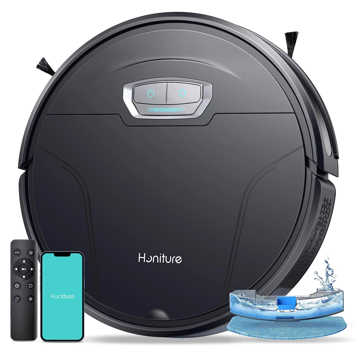 Robot Vacuum and Mop Combo 4500pa 180min Runtime M397