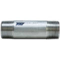 3/4x22 x 3-1/2x22 Seamless Pipe Nipple, Schedule 80, 316 Stainless Steel M52926