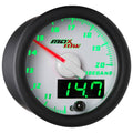 White & Green MaxTow Wideband Air/Fuel Ratio Gauge S7408