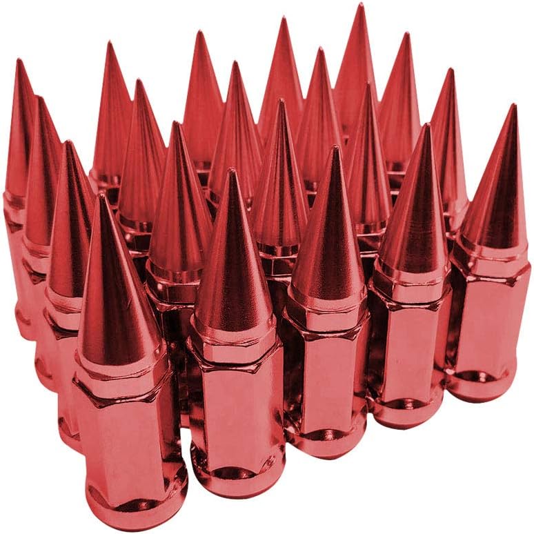 Set of 20 Blue Spike Lug Nuts M6837