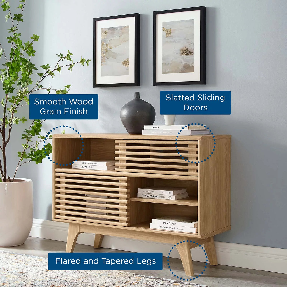 Oak Display Stand Z1638