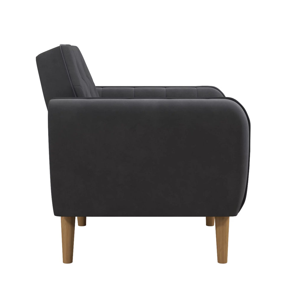 Gray Velvet Accent Chair J532406