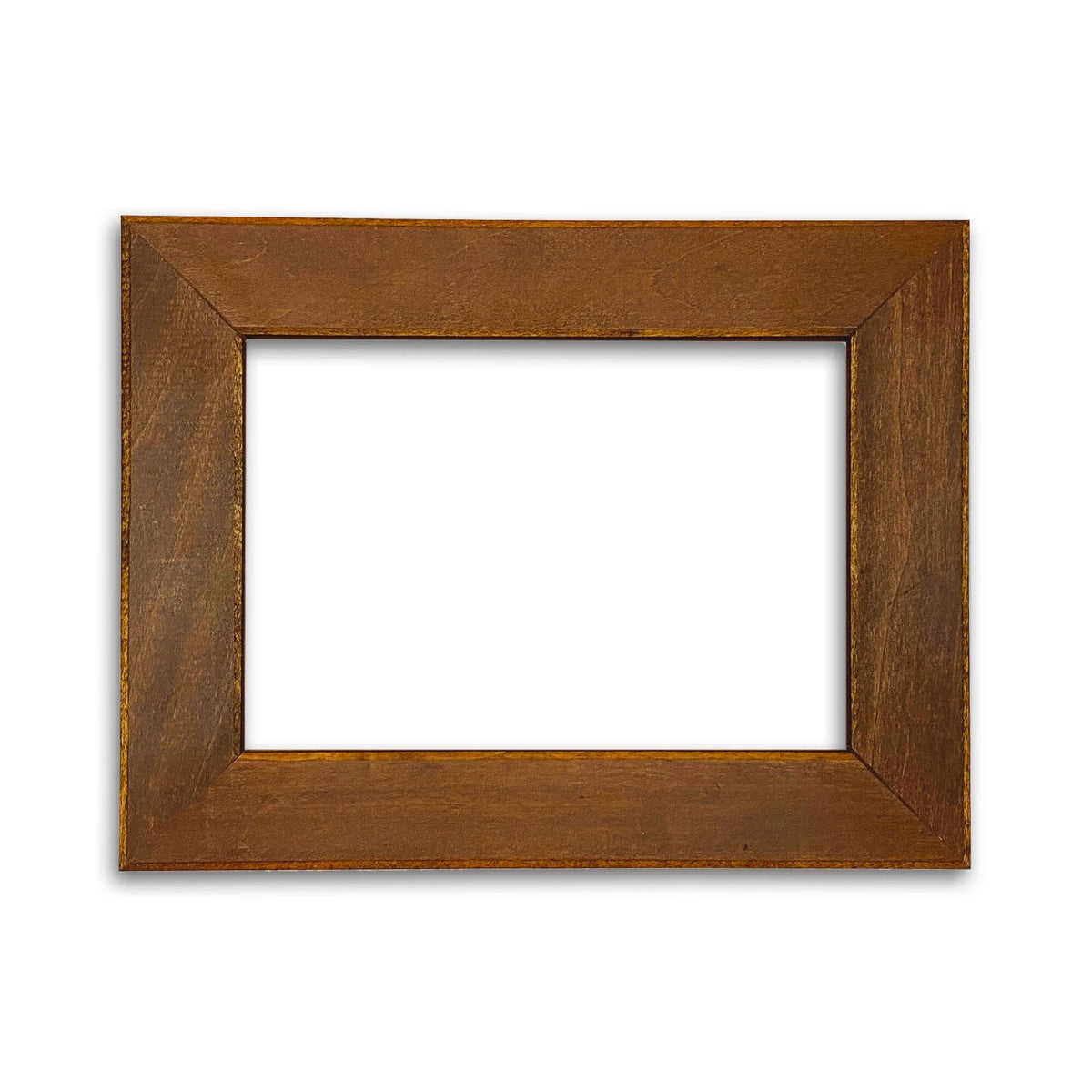 7x9 Distressed Golden Frame F1523