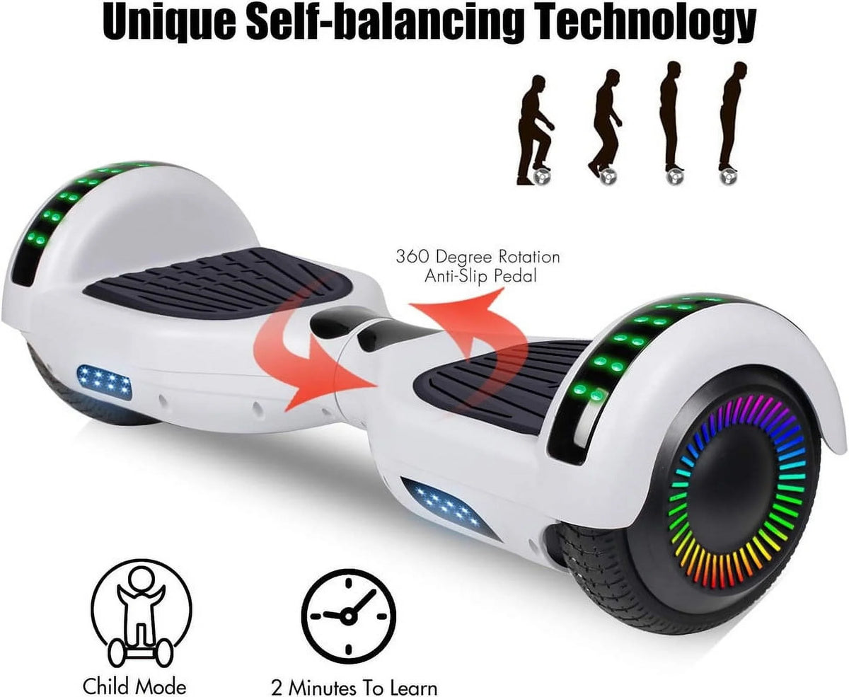 Black 6.5 Two-Wheel Self Balancing Electric Scooter Z161